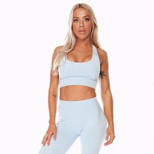 Saski collection blue sports bra